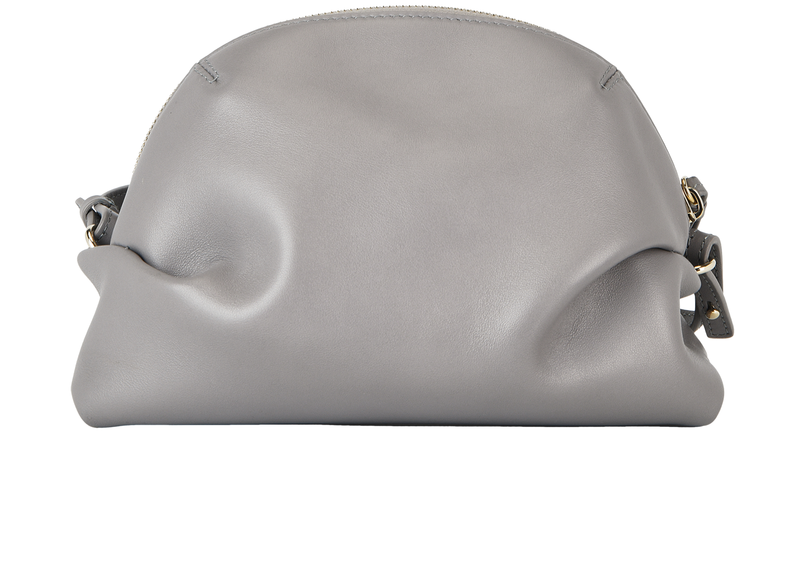 Mini Judy, &pound;395, Handbags, Grey, Leather, Back view